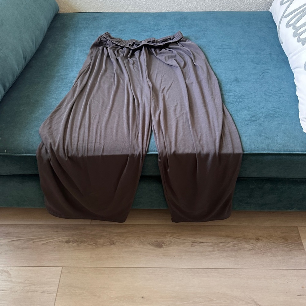 Cider Gray Ribbed Pants